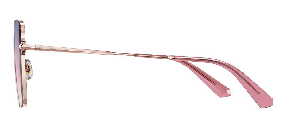 BOLON BL7120-A30 Güneş Genç,Yetişkin Kadın Köşeli Çerçeveli Titanyum Polarize - 3