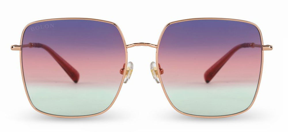 BOLON BL7126-A30 Güneş Genç,Yetişkin Kadın Köşeli Çerçeveli Titanyum Polarize - 1