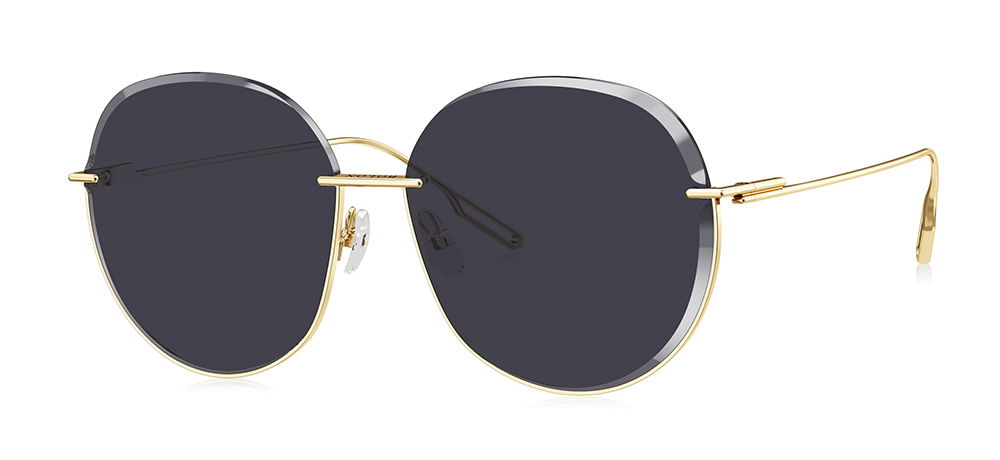 BOLON BL7173-A60 Güneş Genç Kadın Oval Yarım Çerçeveli Titanyum UV400 - 2