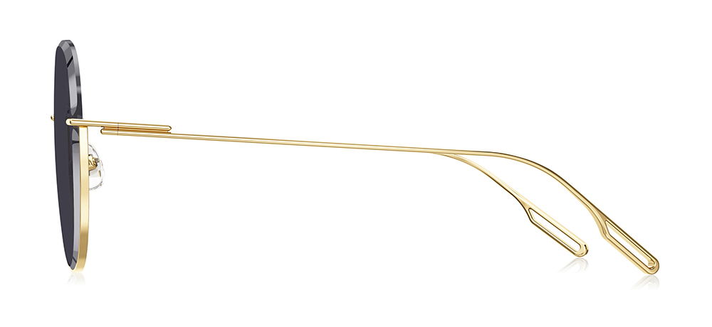 BOLON BL7173-A60 Güneş Genç Kadın Oval Yarım Çerçeveli Titanyum UV400 - 3