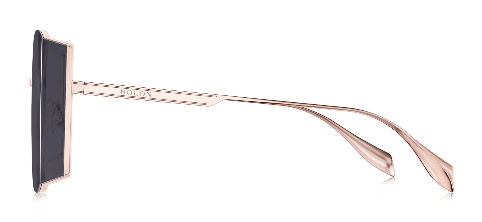 BOLON BL7189-A30 Güneş Genç Kadın Geometrik Çerçeveli Titanyum UV400 - 3