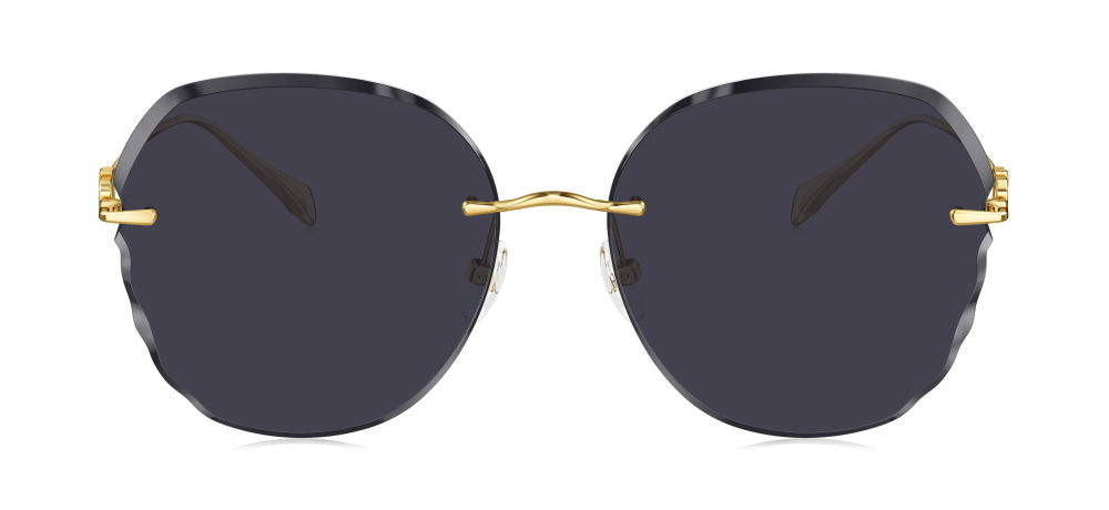 BOLON BL7191-A60 Güneş Genç Kadın Geometrik Çerçevesiz Titanyum UV400 - 1