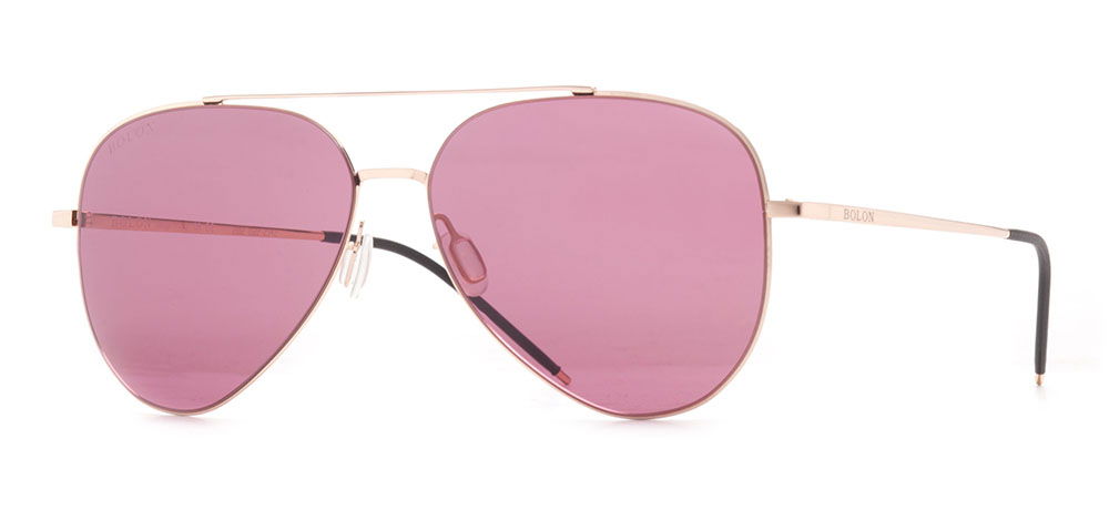 BOLON BL8010-A65 Güneş Genç,Yetişkin Kadın Damla Çerçeveli Titanyum Polarize - 2
