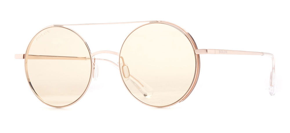 BOLON BL8028-A60 Güneş Genç,Yetişkin Kadın Yuvarlak Çerçeveli Titanyum Polarize - 2