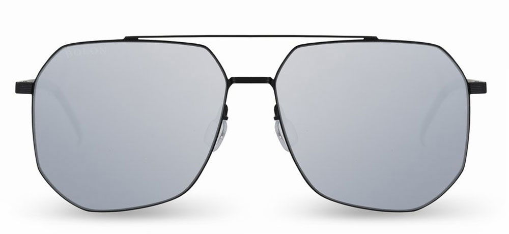 BOLON BL8072-D11 Güneş Genç,Yetişkin Erkek Geometrik Çerçeveli Titanyum Polarize - 1