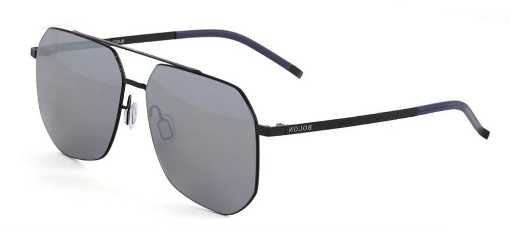 BOLON BL8072-D11 Güneş Genç,Yetişkin Erkek Geometrik Çerçeveli Titanyum Polarize - 2