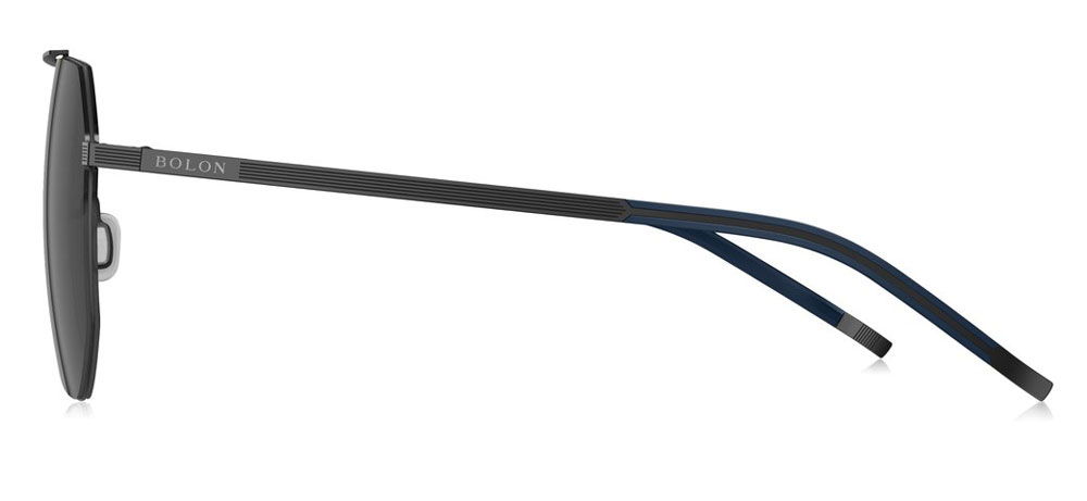 BOLON BL8072-D11 Güneş Genç,Yetişkin Erkek Geometrik Çerçeveli Titanyum Polarize - 3