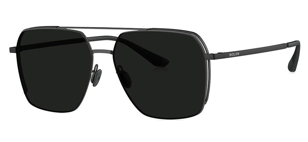 BOLON BL8120-C10 Güneş Genç Erkek Geometrik Çerçeveli Titanyum UV400,Polarize - 2