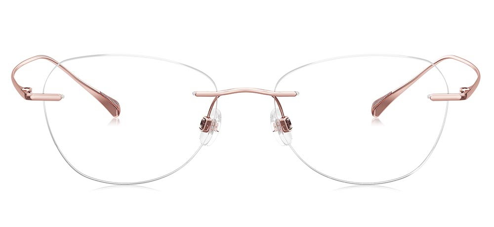 BOLON BT1592-B30 Optik Genç Kadın Çekik Çerçevesiz Titanyum - 1
