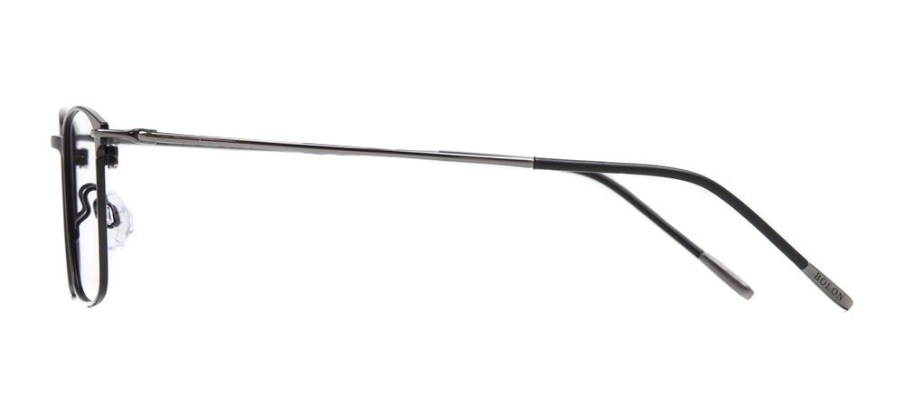 BOLON BT1605-B11 Optik Genç Erkek Köşeli Çerçeveli Titanyum - 3