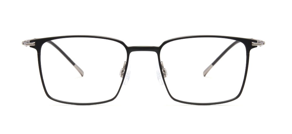 BOLON BT1605-B15 Optik Genç Erkek Köşeli Çerçeveli Titanyum - 1