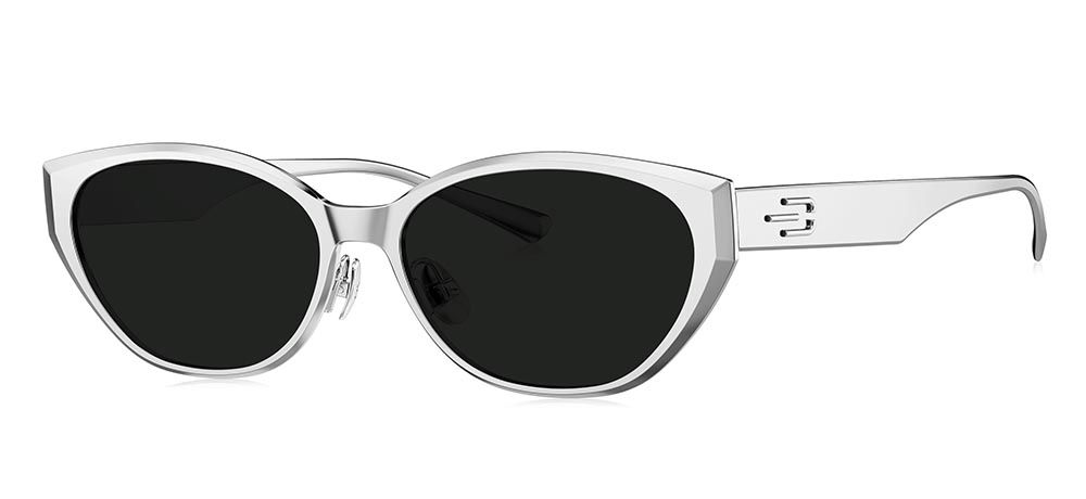 BOLON BV1030-C90 Güneş Genç Kadın Çekik Çerçeveli Titanyum UV400,Polarize - 2