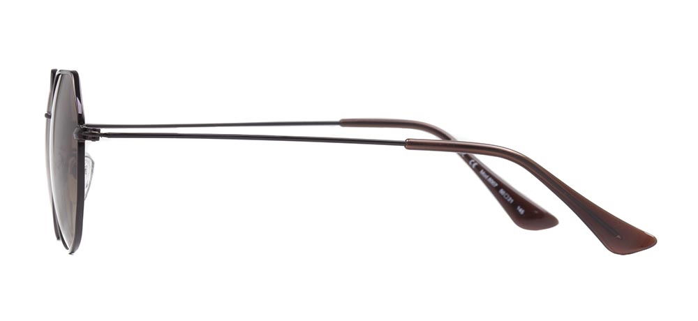 BENX SUNGLASSES BXGÜNŞ 8007.50-C.30 Güneş Genç Kadın Geometrik Çerçeveli Metal UV400,Polarize - 3