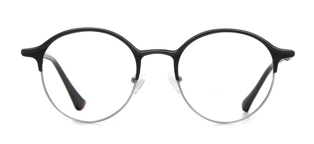 CARETTA CRTTA 7570-C1 Optik Genç,Yetişkin Erkek,Kadın,Unisex Yuvarlak Çerçeveli Metal - 1