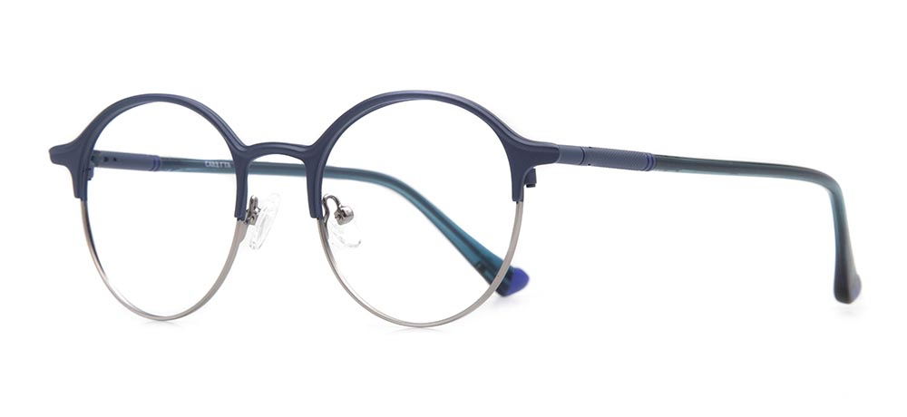 CARETTA CRTTA 7570-C2 Optik Genç,Yetişkin Erkek,Kadın,Unisex Yuvarlak Çerçeveli Metal - 2