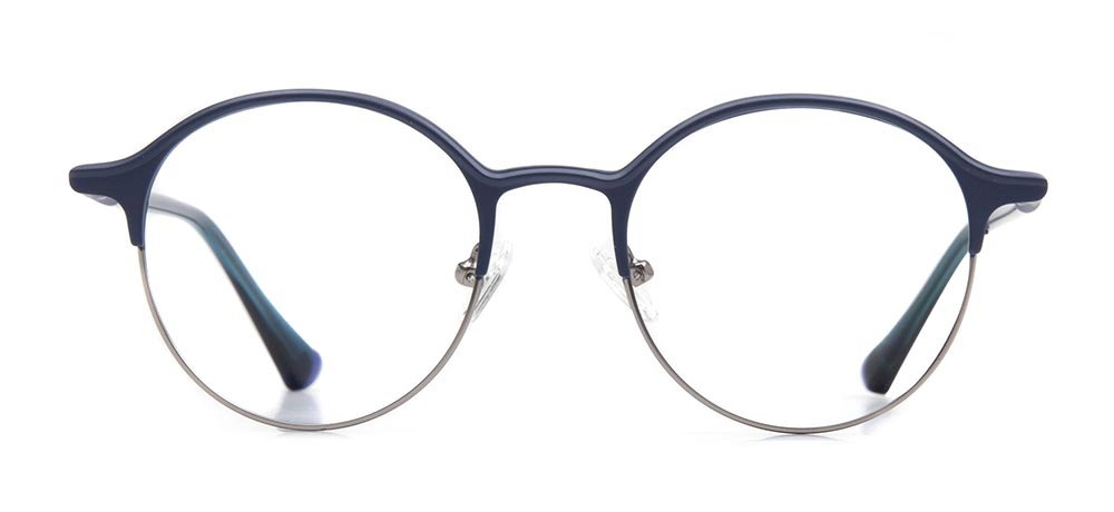CARETTA CRTTA 7570-C2 Optik Genç,Yetişkin Erkek,Kadın,Unisex Yuvarlak Çerçeveli Metal - 1