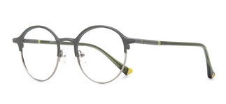 CARETTA CRTTA 7570-C3 Optik Genç,Yetişkin Erkek,Kadın,Unisex Yuvarlak Çerçeveli Metal - CARETTA (1)