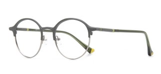 CARETTA CRTTA 7570-C3 Optik Genç,Yetişkin Erkek,Kadın,Unisex Yuvarlak Çerçeveli Metal - CARETTA (1)