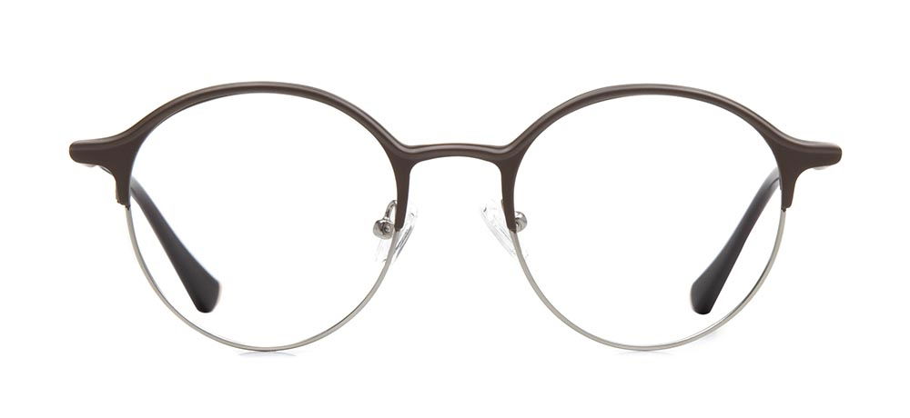 CARETTA CRTTA 7570-C4 Optik Genç,Yetişkin Erkek,Kadın,Unisex Yuvarlak Çerçeveli Metal - 1