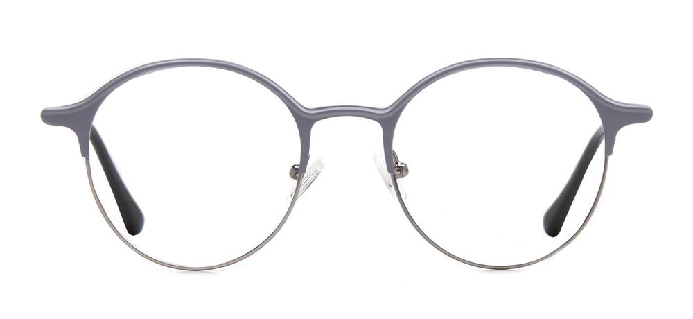 CARETTA CRTTA 7570-C5 Optik Genç,Yetişkin Erkek,Kadın,Unisex Yuvarlak Çerçeveli Metal - 1