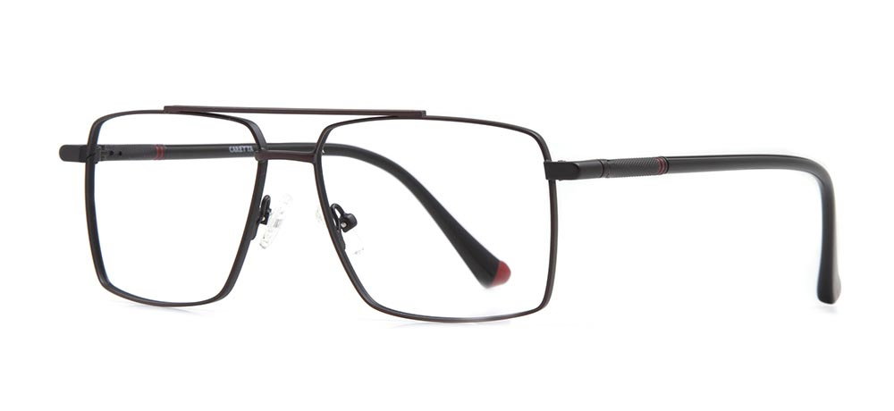 CARETTA CRTTA 7571-C1 Optik Genç,Yetişkin Erkek Köşeli Çerçeveli Metal - 2