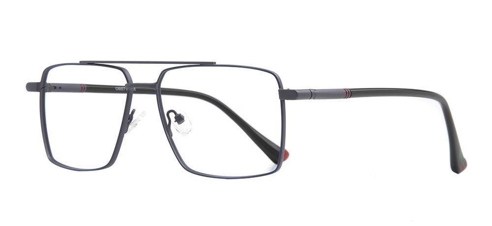 CARETTA CRTTA 7571-C3 Optik Genç Erkek Köşeli Çerçeveli Metal - 2