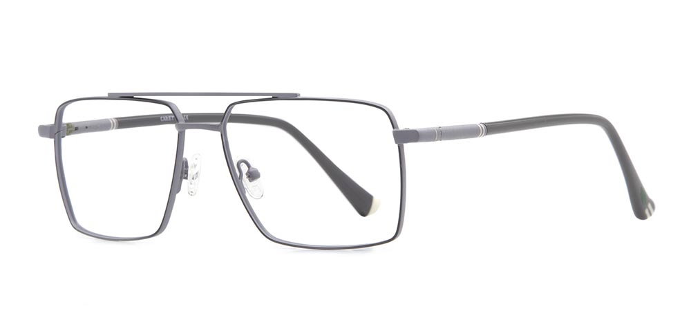 CARETTA CRTTA 7571-C5 Optik Genç,Yetişkin Erkek Köşeli Çerçeveli Metal - 2