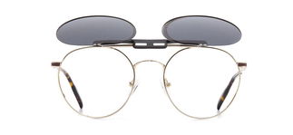 CARETTA CRTTA 7574-C1 Optik,Klipsli Genç,Yetişkin Erkek,Kadın,Unisex Oval Çerçeveli Metal - CARETTA