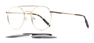 CARETTA CRTTA 7574-C1 Optik,Klipsli Genç,Yetişkin Erkek,Kadın,Unisex Oval Çerçeveli Metal - CARETTA (1)