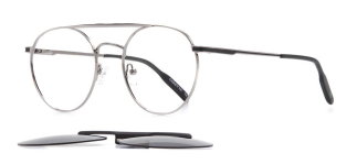 CARETTA CRTTA 7574-C2 Clipon,Optik Genç,Yetişkin Erkek,Kadın,Unisex Oval Çerçeveli Metal - CARETTA (1)