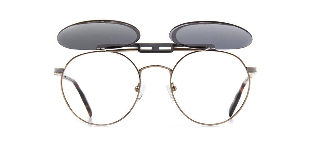 CARETTA CRTTA 7574-C4 Optik,Güneş Genç,Yetişkin Erkek,Kadın,Unisex Oval Çerçeveli Metal - 1