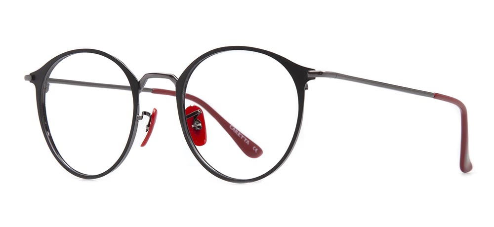 CARETTA CRTTA 7575-C1 Optik Genç Erkek,Kadın,Unisex Oval Çerçeveli Metal - 2