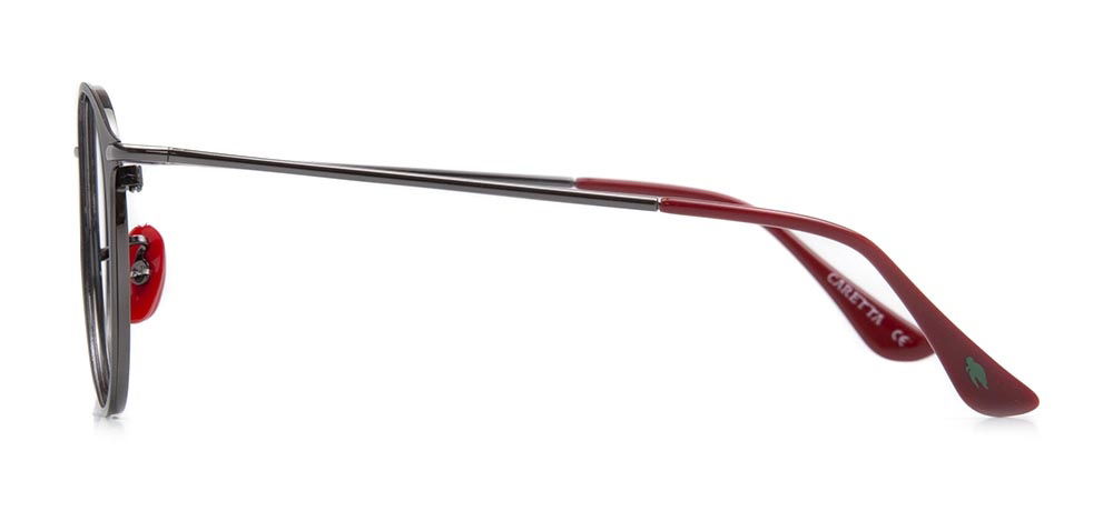 CARETTA CRTTA 7575-C1 Optik Genç Erkek,Kadın,Unisex Oval Çerçeveli Metal - 3