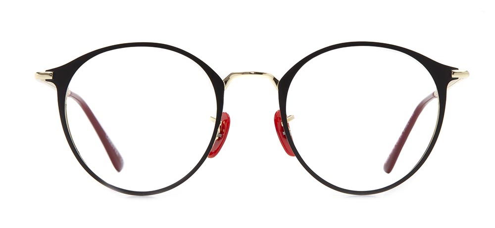 CARETTA CRTTA 7575-C4 Optik Genç Erkek,Kadın,Unisex Oval Çerçeveli Metal - 1