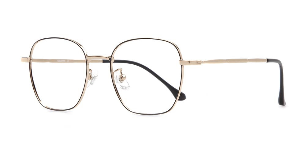 CARETTA CRTTA 7576-C1 Optik Genç Erkek,Kadın,Unisex Köşeli Çerçeveli Metal - 2