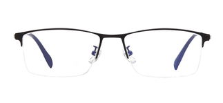 CARETTA CRTTA 7578-C2 Optik Genç Erkek Köşeli Yarım Çerçeveli Metal - CARETTA