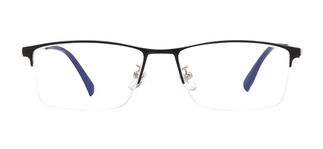 CARETTA CRTTA 7578-C3 Optik Genç Erkek Köşeli Yarım Çerçeveli Metal - CARETTA