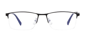 CARETTA CRTTA 7578-C4 Optik Genç Erkek Köşeli Yarım Çerçeveli Metal - CARETTA