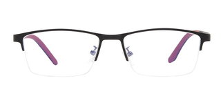 CARETTA CRTTA 7580-C1 Optik Genç Erkek Köşeli Yarım Çerçeveli Metal 