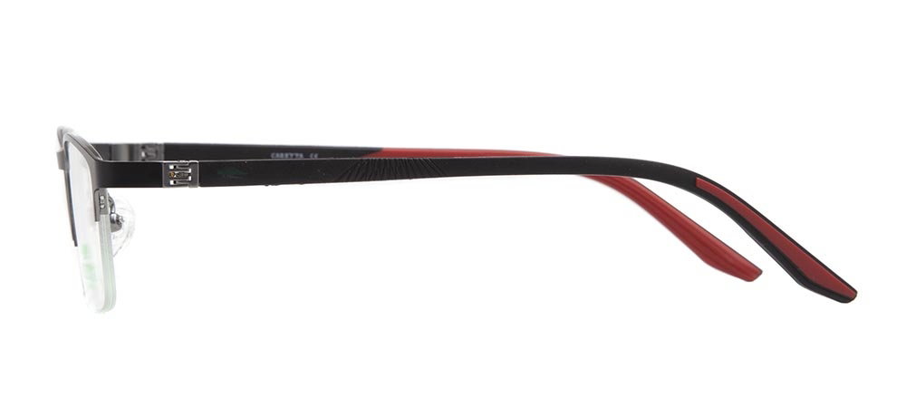 CARETTA CRTTA 7580-C1 Optik Genç Erkek Köşeli Yarım Çerçeveli Metal - 3