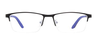 CARETTA CRTTA 7580-C4 Optik Genç Erkek Köşeli Yarım Çerçeveli Metal - CARETTA