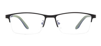 CARETTA CRTTA 7580-C5 Optik Genç Erkek Köşeli Yarım Çerçeveli Metal 