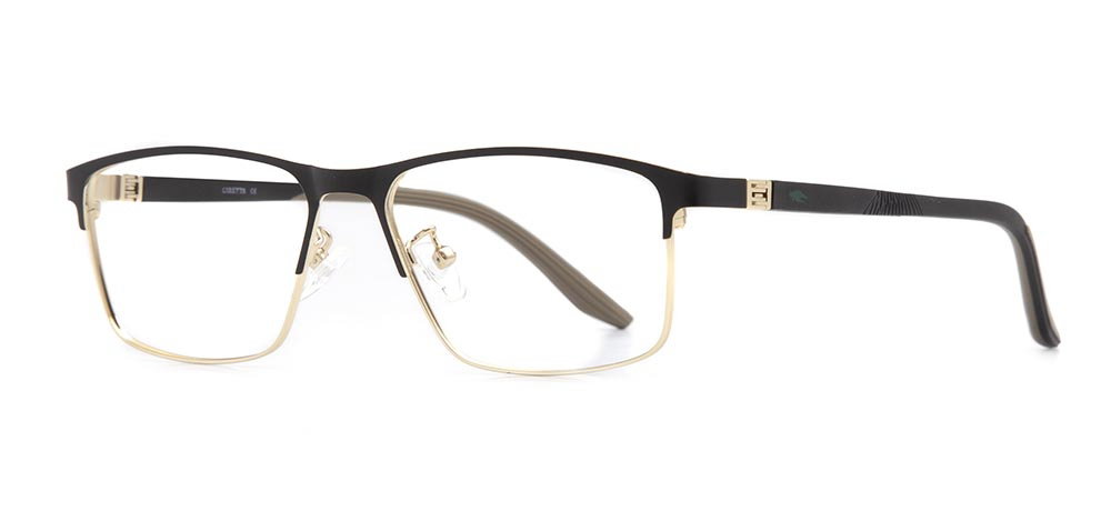 CARETTA CRTTA 7581-C3 Optik Genç Erkek Köşeli Çerçeveli Metal - 2