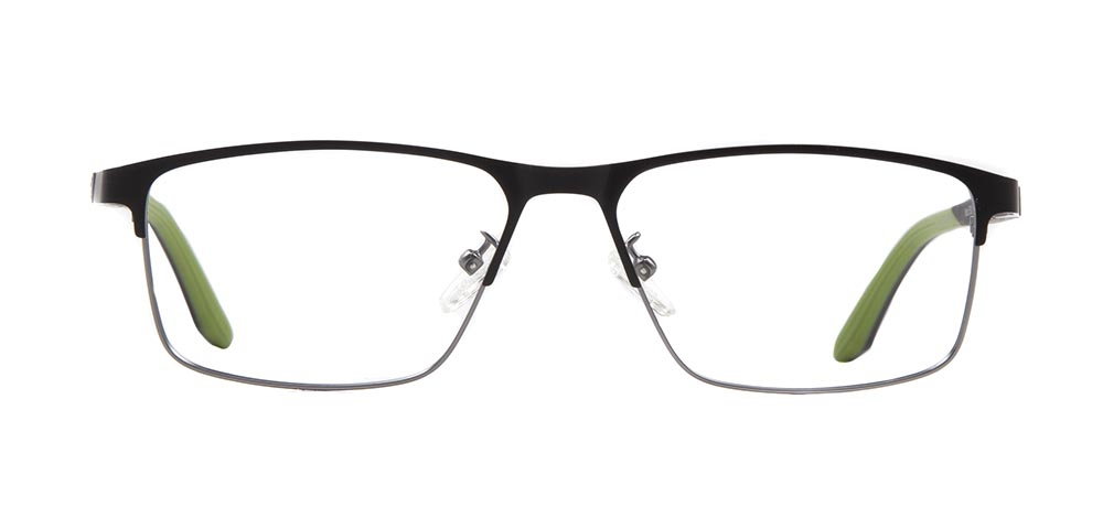 CARETTA CRTTA 7581-C5 Optik Genç Erkek Köşeli Çerçeveli Metal - 1