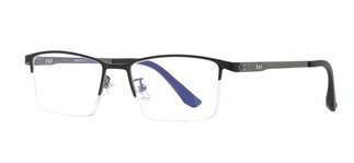 CARETTA CRTTA 7582-C1 Optik Genç Erkek Köşeli Yarım Çerçeveli Metal - CARETTA (1)