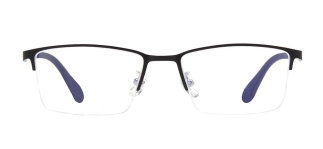CARETTA CRTTA 7582-C4 Optik Genç Erkek Köşeli Yarım Çerçeveli Metal - CARETTA