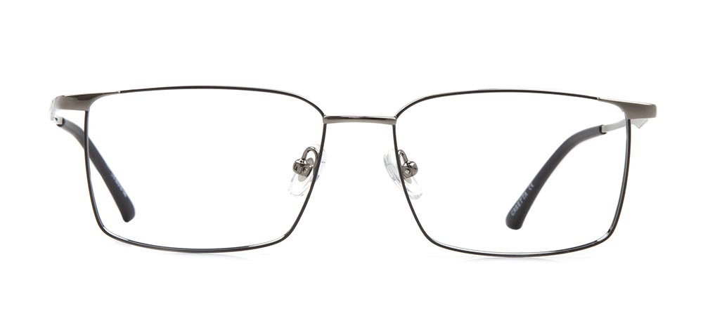 CARETTA CRTTA 7584-C.010 Optik Genç Erkek Köşeli Çerçeveli Metal - 1