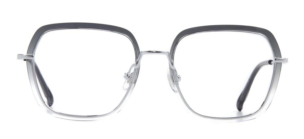 CARETTA CRTTA 7585-C.06 Optik Genç Erkek,Kadın,Unisex Geometrik Çerçeveli Metal - 1