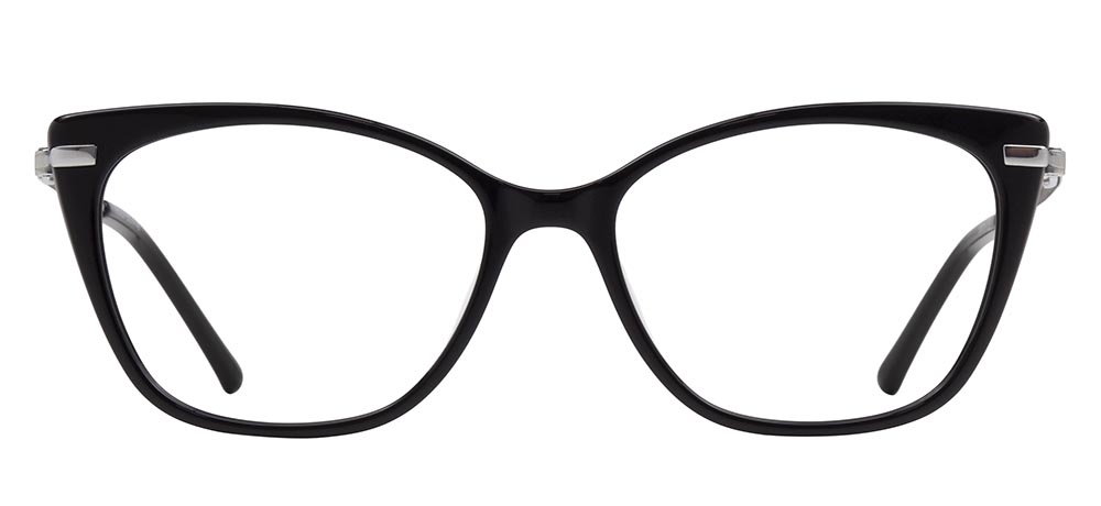 CARETTA CRTTA 7612-C.01 Optik Genç Kadın Çekik Çerçeveli Asetat - 1