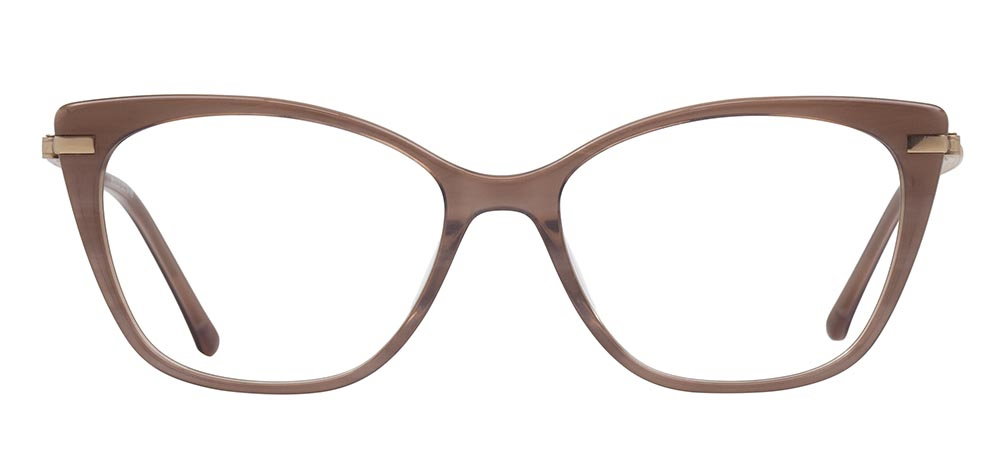 CARETTA CRTTA 7612-C.03 Optik Genç Kadın Çekik Çerçeveli Asetat - 1